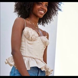NWT Brock x H&M Corset Top